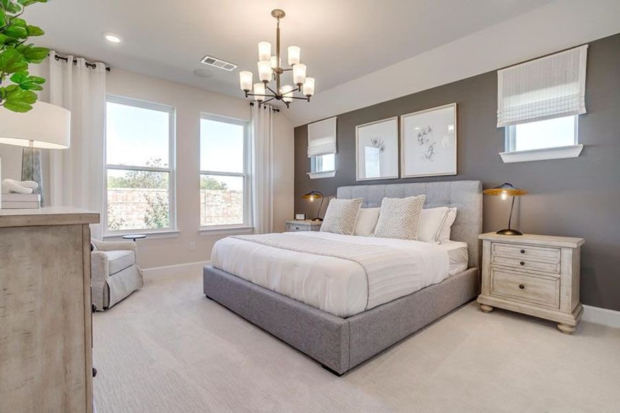 Furnished interior view inside a new home in Creekside, Royse City (Image 11).