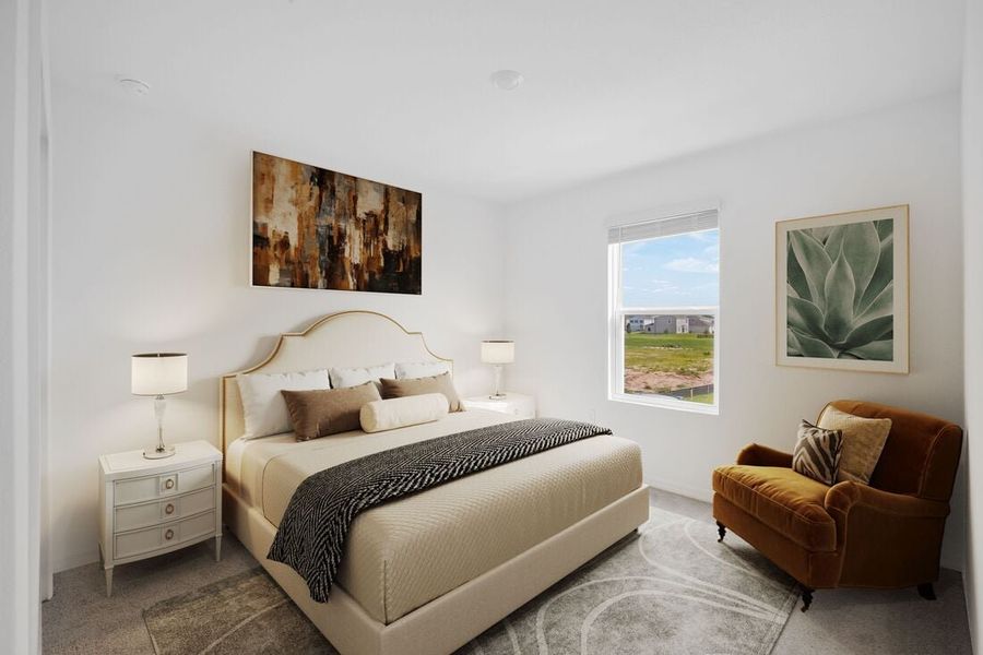 Representative furnished interior of a home built from the Sherwood by Taylor Morrison in Firethorn, Parrish (Image 14).