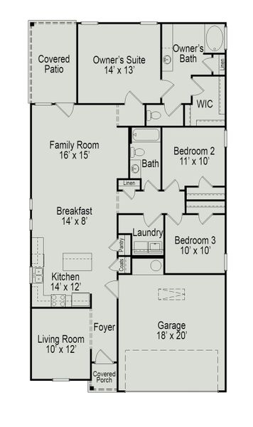 The Kettering II Floorplan