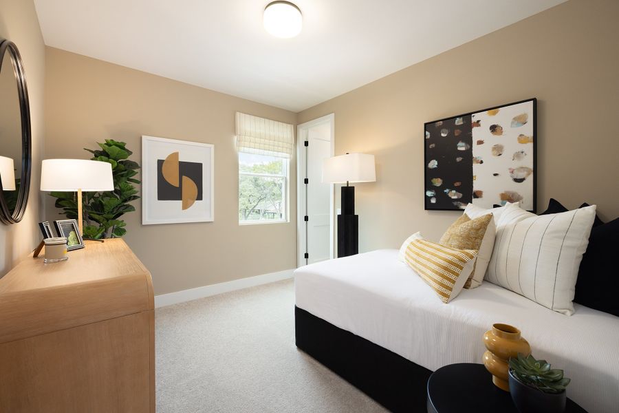 Furnished interior view inside a new home in Novel, Austin (Image 10).