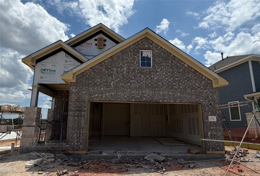 In-progress construction of a new home in Lariat, Liberty Hill, TX (Image 6).