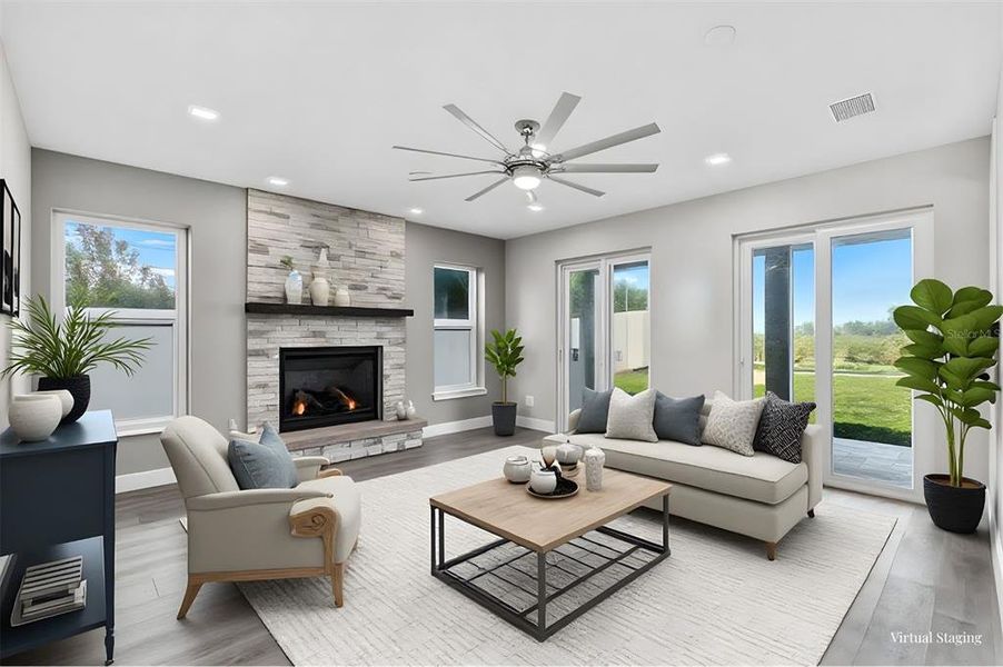 Furnished interior view inside a new home in , Flagler Beach (Image 19). Furnished interior view inside a new home in , Flagler Beach (Image 19).