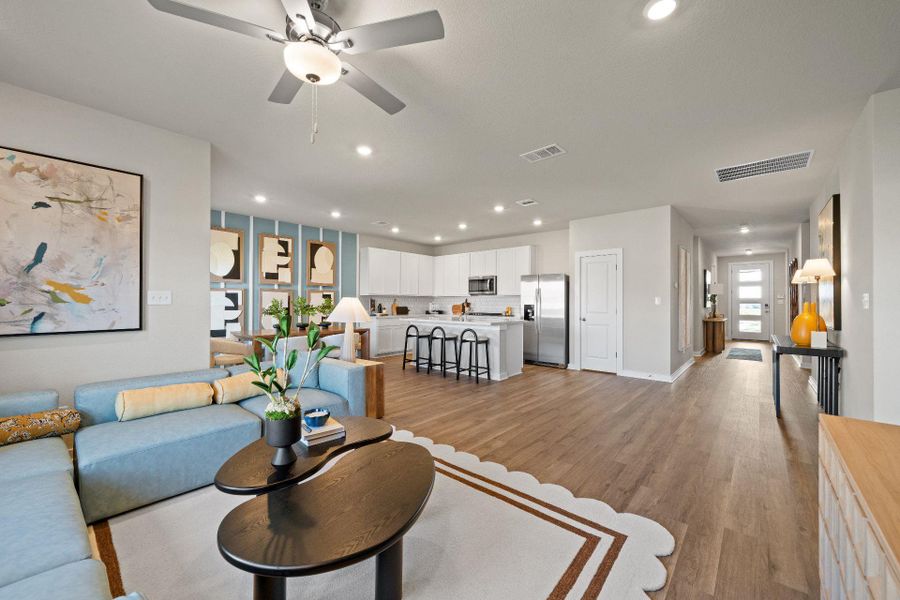 From Family Room to Open Concept Kitchen - Representative Photo From Family Room to Open Concept Kitchen - Representative Photo