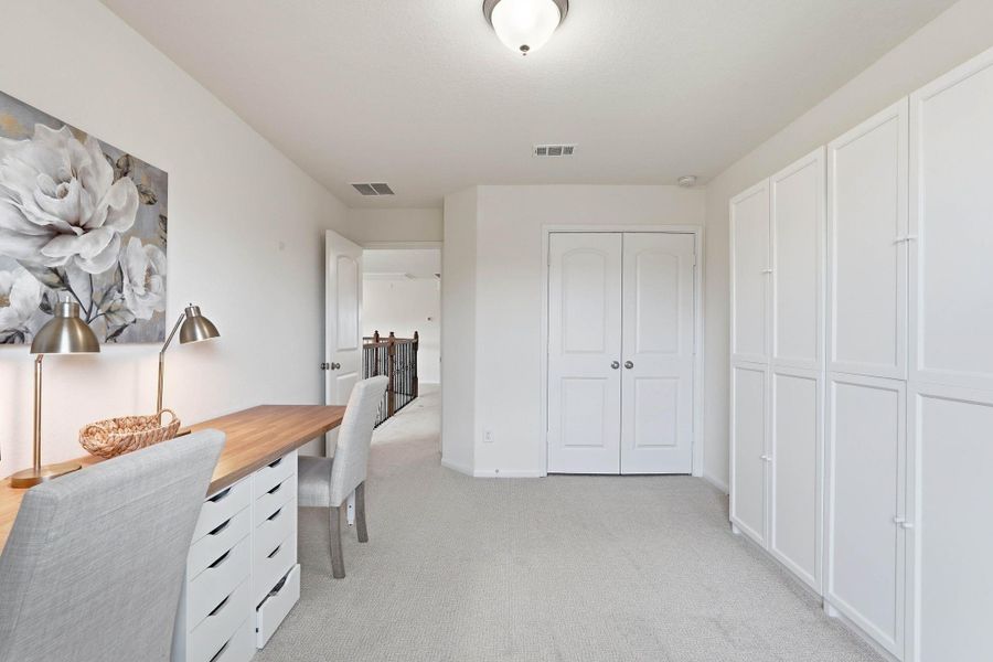Furnished interior view inside a new home in Waterstone on Lake Conroe, Montgomery (Image 32).
