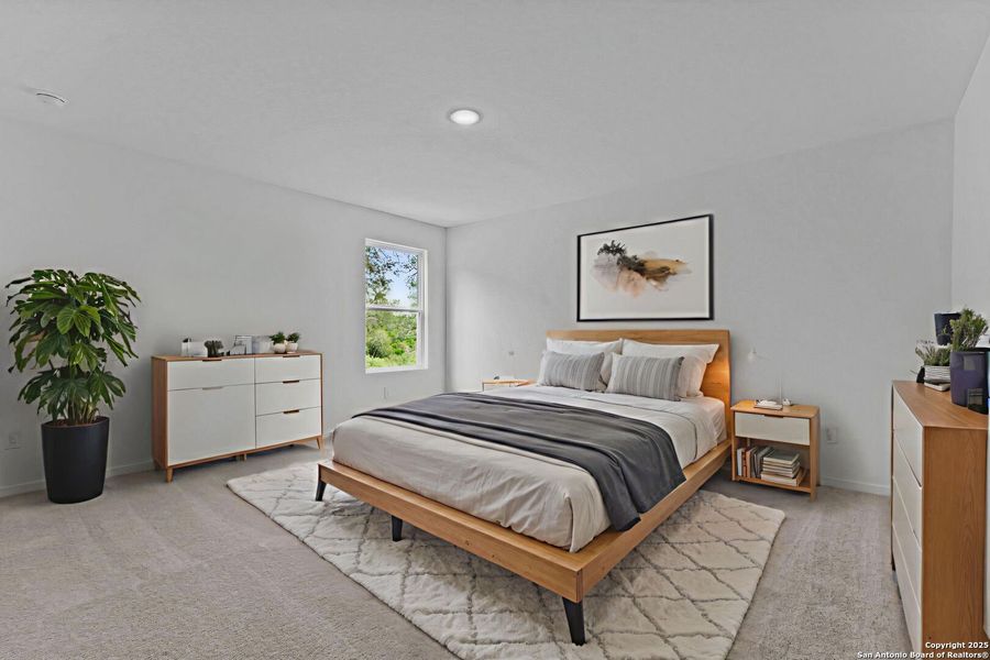 Furnished interior view inside a new home in Waterwheel: Cottage Collection, San Antonio (Image 11). Furnished interior view inside a new home in Waterwheel: Cottage Collection, San Antonio (Image 11).