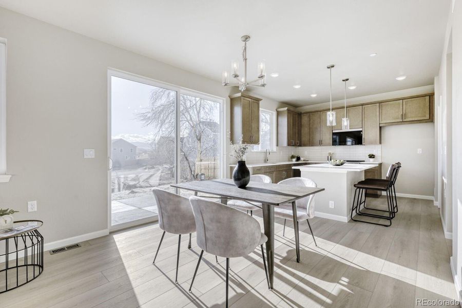 Furnished interior view inside a new home in , Superior (Image 18).