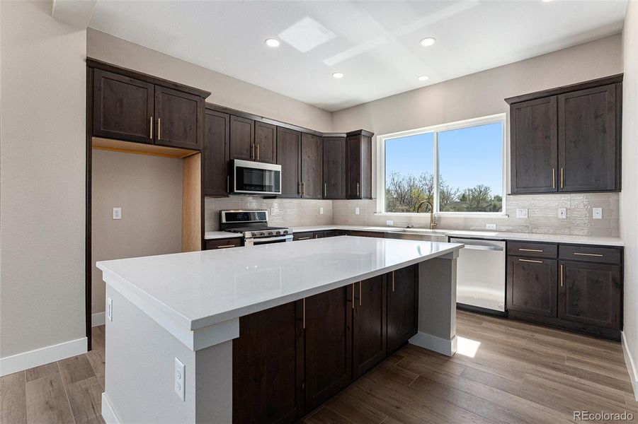 Furnished interior view inside a new home in Prelude at TAVA Waters, Denver (Image 8).