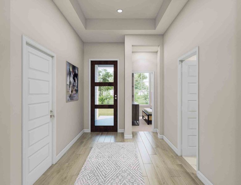 Spacious, unfurnished interior of a new home in Garden Glen at Clopton Farms, Montgomery (Image 18).