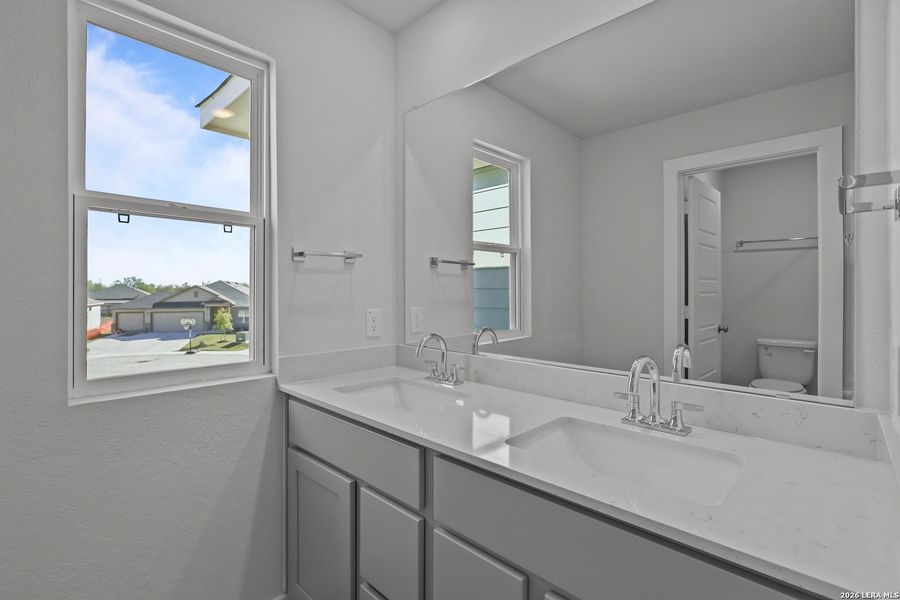 Furnished interior view inside a new home in Cinco Lakes, San Antonio (Image 4).