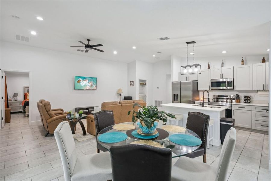 Furnished interior view inside a new home in , Deland (Image 13).
