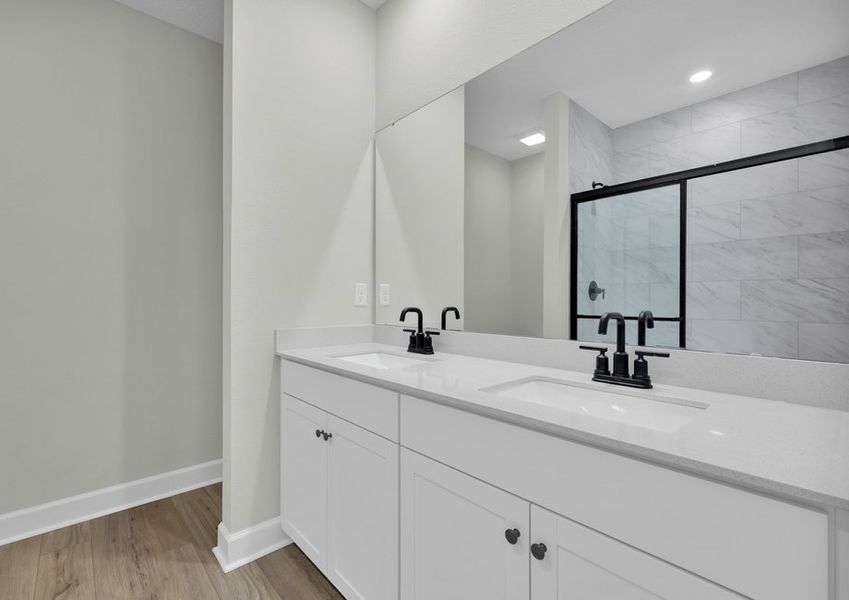 Get ready for your day in the master bathroom Get ready for your day in the master bathroom