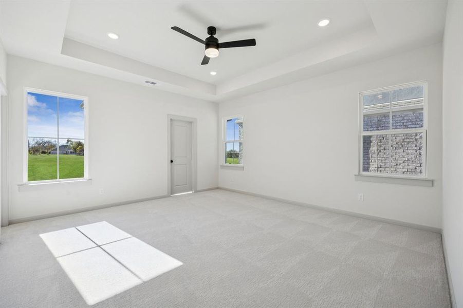 Our Giselle plan offers an owner's suite designed for rest and relaxation.