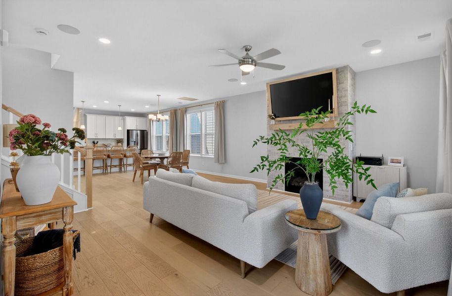 Furnished interior view inside a new home in Twin Lakes, Johns Island (Image 6).