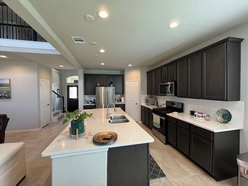 Furnished interior view inside a new home in Rodeo Palms - The Lakes, Manvel (Image 30). Furnished interior view inside a new home in Rodeo Palms - The Lakes, Manvel (Image 30).