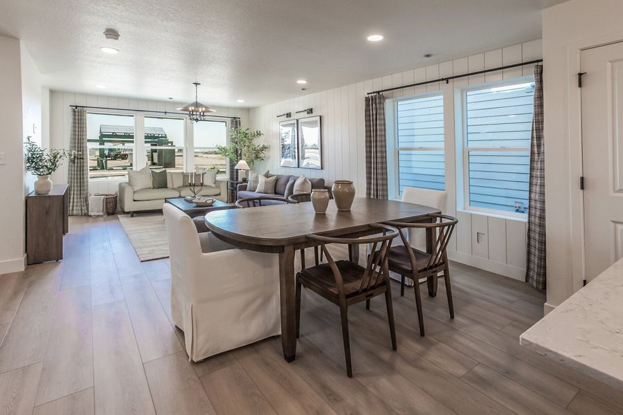 Representative furnished interior of a home built from the Marigold by Hartford Homes in Bloom, Fort Collins (Image 17).