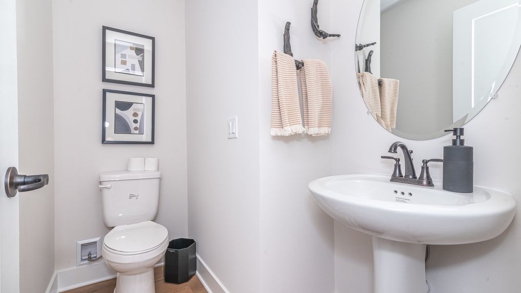 Representative furnished interior of a home built from the The Keswick Townhome (Interior Walk-Out) by Norfolk Homes in Bristol Ridge Townhomes, Ann Arbor (Image 24).