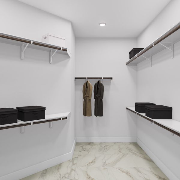 Representative furnished interior of a home built from the Veneto by Tri Pointe Homes in Legacy Grove, Montgomery (Image 17).