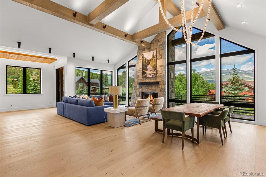 Furnished interior view inside a new home in , Breckenridge (Image 34).