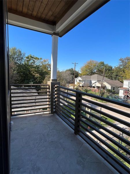 Second story balcony Second story balcony