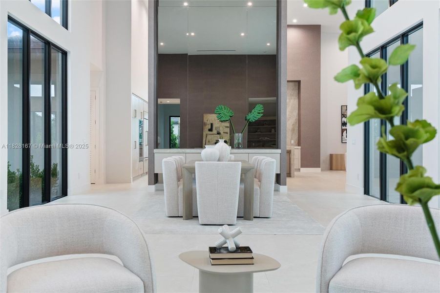 Furnished interior view inside a new home in , Davie (Image 21).