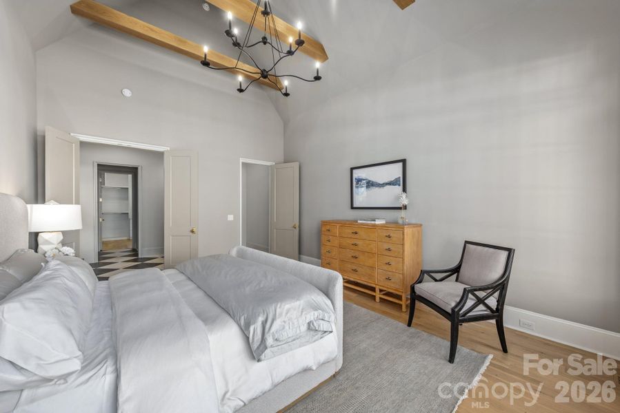 Furnished interior view inside a new home in , Charlotte (Image 19).