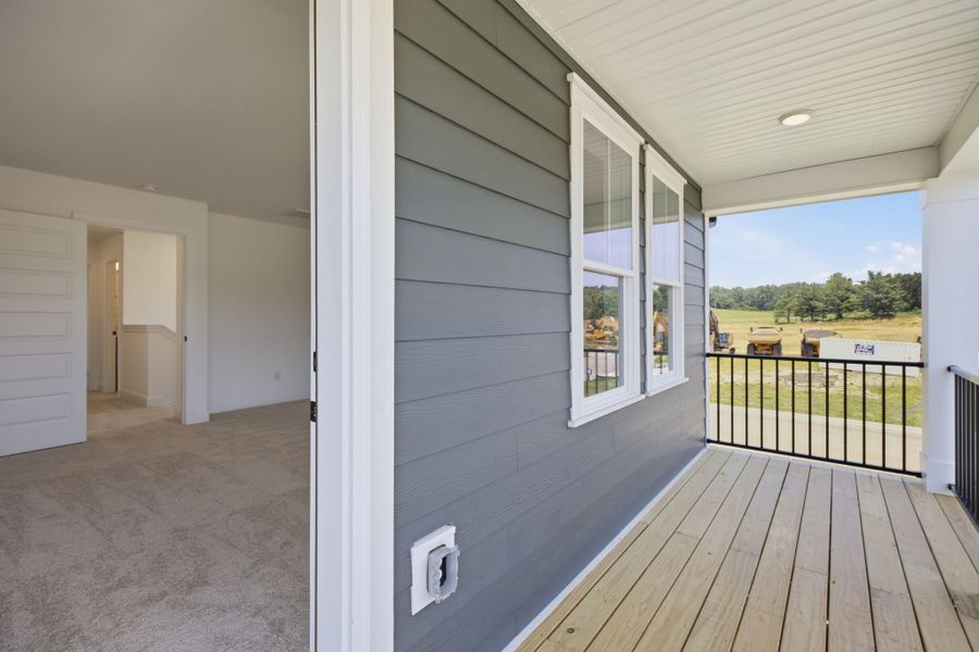Exterior details and patio area of a home in Heritage Green – The Classic Collection, Columbia (Image 3).