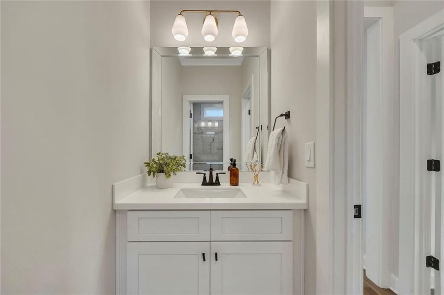 Furnished interior view inside a new home in , Marietta (Image 37).