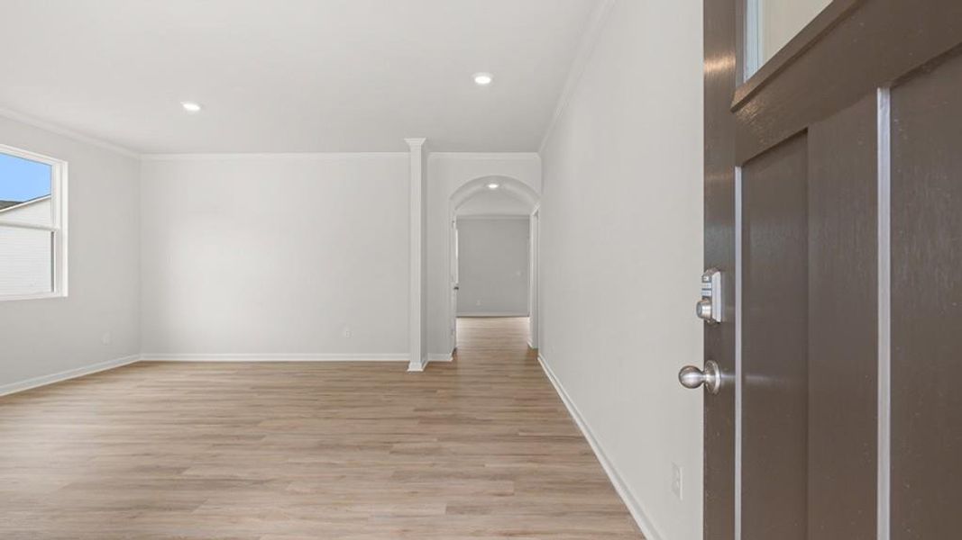 Spacious, unfurnished interior of a new home in Hamptons at Riverwood South, Dallas (Image 36). Spacious, unfurnished interior of a new home in Hamptons at Riverwood South, Dallas (Image 36).