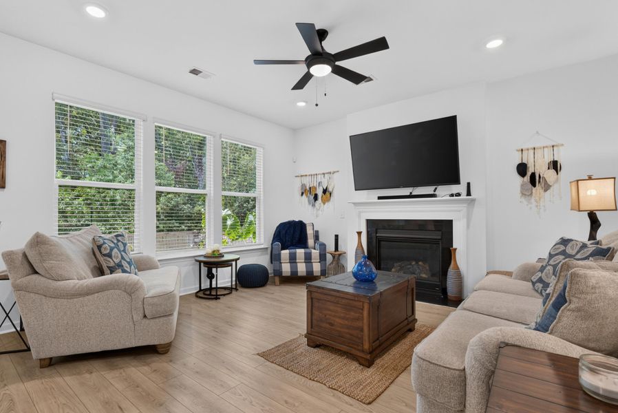 Furnished interior view inside a new home in , Charleston (Image 12).