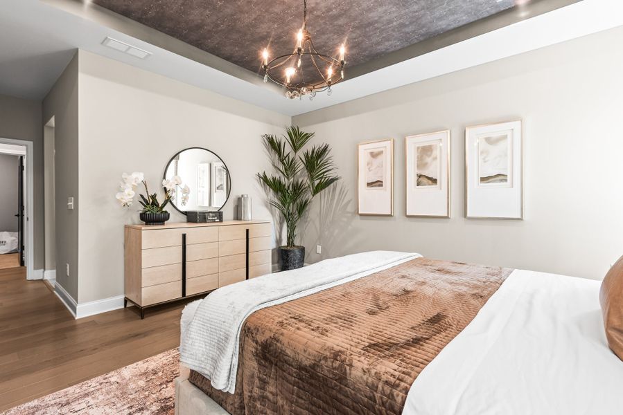 Representative furnished interior of a home built from the Maxwell by Fischer Homes in Easton Park, Dallas (Image 30).