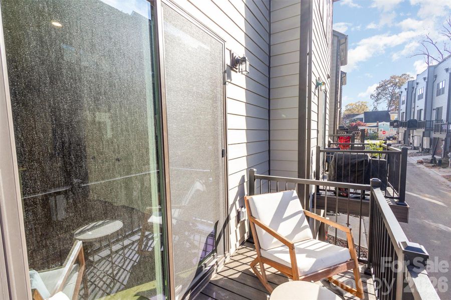 Exterior details and patio area of a home in , Charlotte (Image 28).