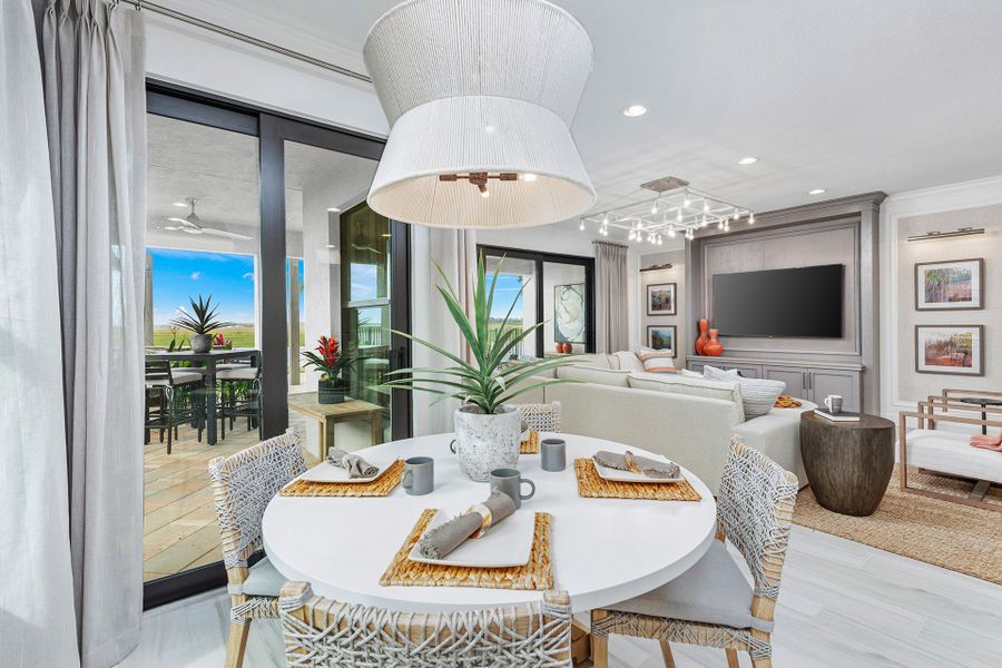 Representative furnished interior of a home built from the Bimini by GL Homes in Valencia Parc at Riverland, Port St. Lucie (Image 15).