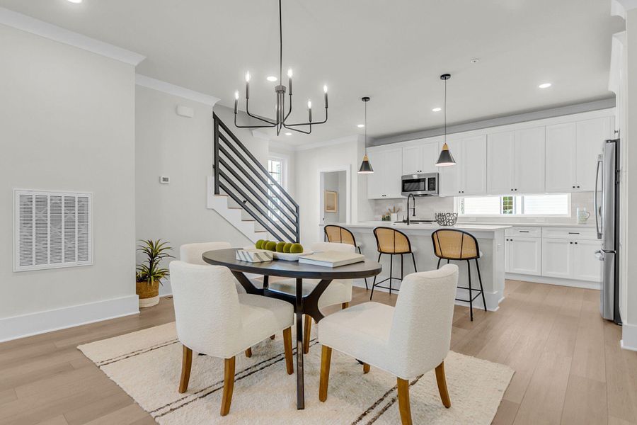Furnished interior view inside a new home in , North Charleston (Image 52).