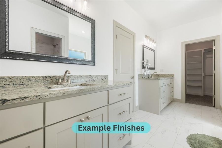 Furnished interior view inside a new home in , Canyon (Image 13).