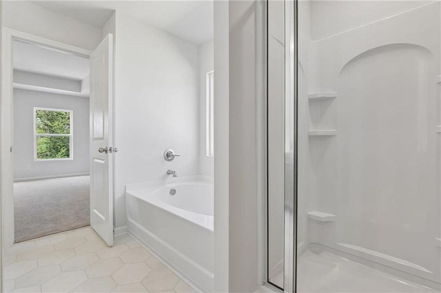Furnished interior view inside a new home in Magnolia Trace, Flowery Branch (Image 4).
