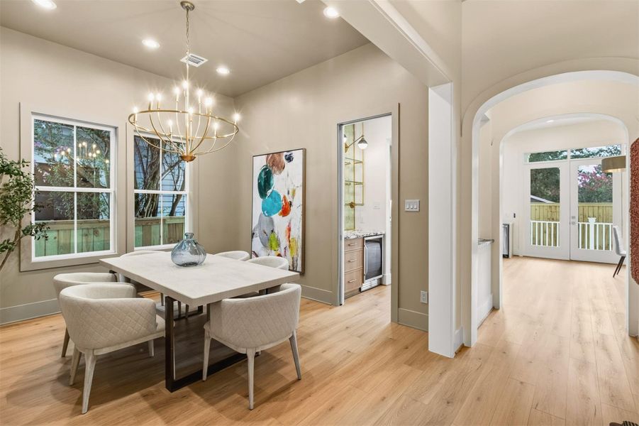 Furnished interior view inside a new home in , Houston (Image 42). Furnished interior view inside a new home in , Houston (Image 42).