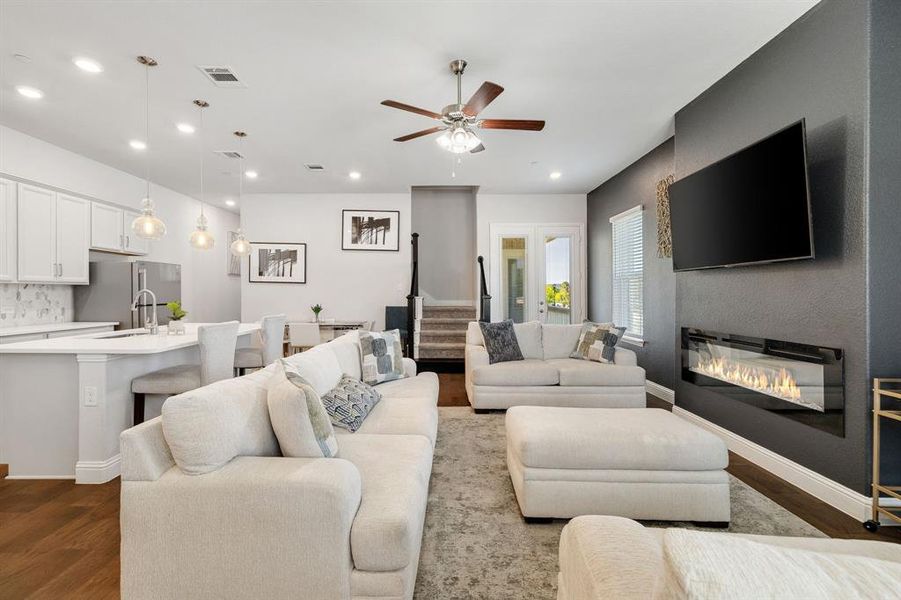 Furnished interior view inside a new home in , North Richland Hills (Image 11). Furnished interior view inside a new home in , North Richland Hills (Image 11).