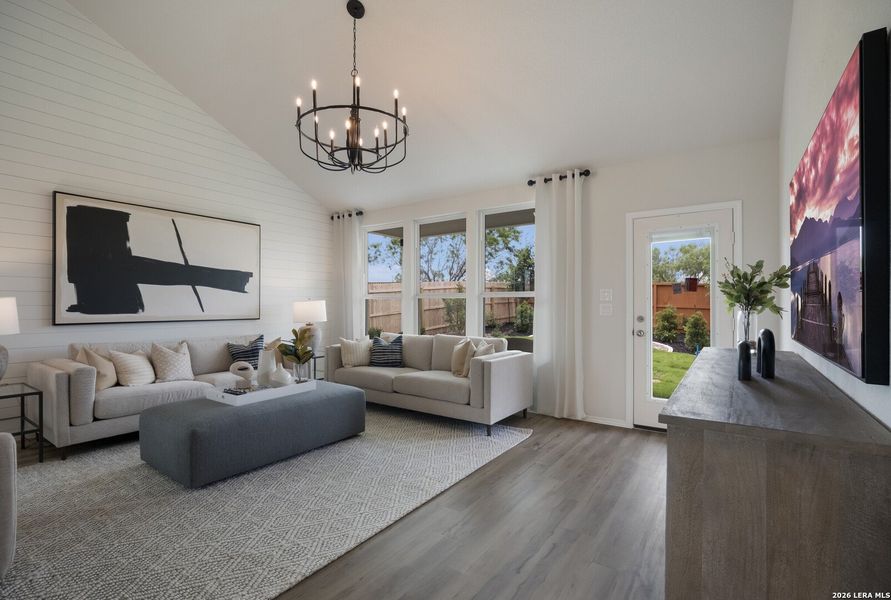 Furnished interior view inside a new home in Horizon Ridge, San Antonio (Image 3).