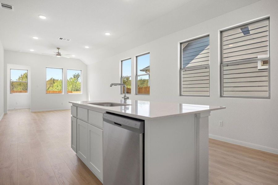 Furnished interior view inside a new home in Trinity Ranch, Elgin (Image 7).