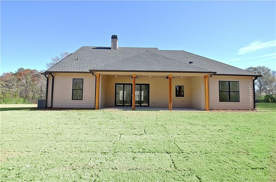 Exterior details and patio area of a home in , Luthersville (Image 25).