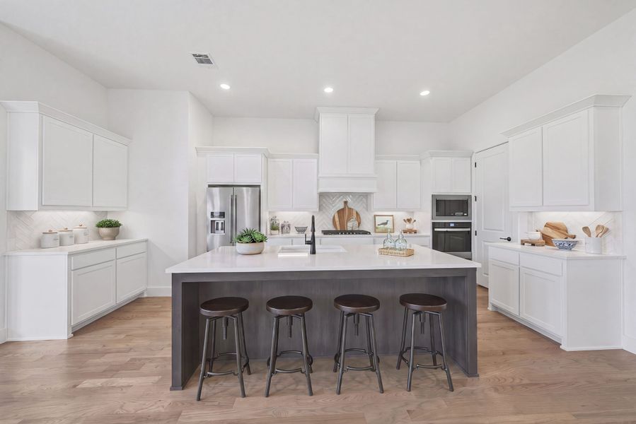 Furnished interior view inside a new home in Tavolo Park, Fort Worth (Image 14).