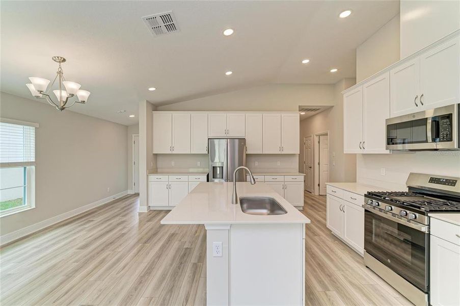 Furnished interior view inside a new home in Crosswind Point, Parrish (Image 4).