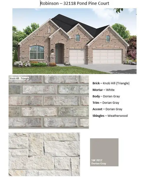 Sample of building materials used in homes in , Spring (Image 3).