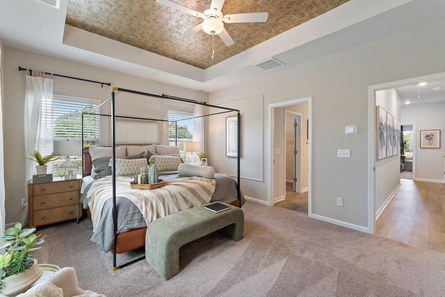 Furnished interior view inside a new home in Central Creek, Goose Creek (Image 32).