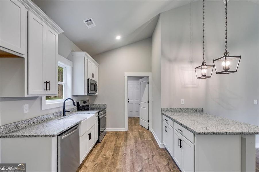 Furnished interior view inside a new home in , Buchanan (Image 6).