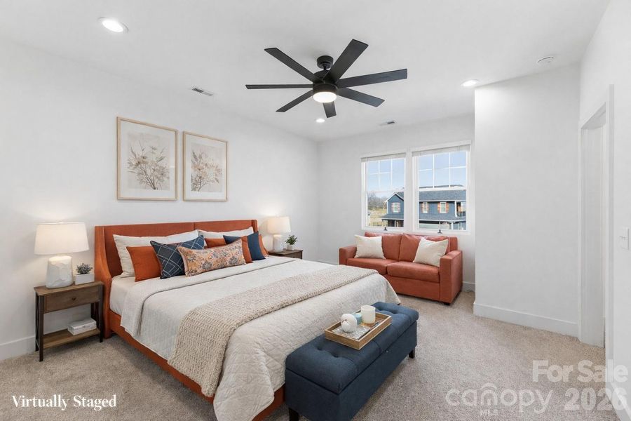 Virtually Staged - Primary Bedroom Virtually Staged - Primary Bedroom