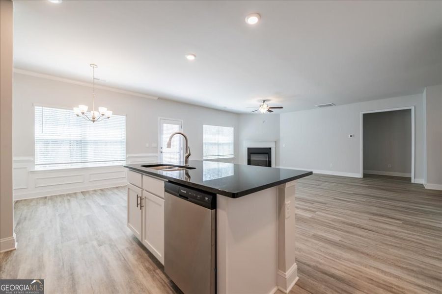 Furnished interior view inside a new home in Oakview Estates, Macon (Image 7).