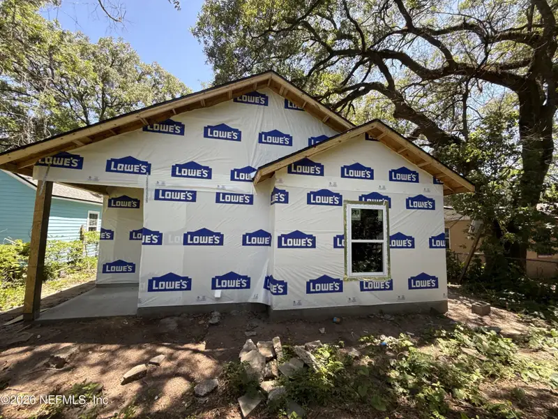 In-progress construction of a new home in , Jacksonville, FL (Image 3).