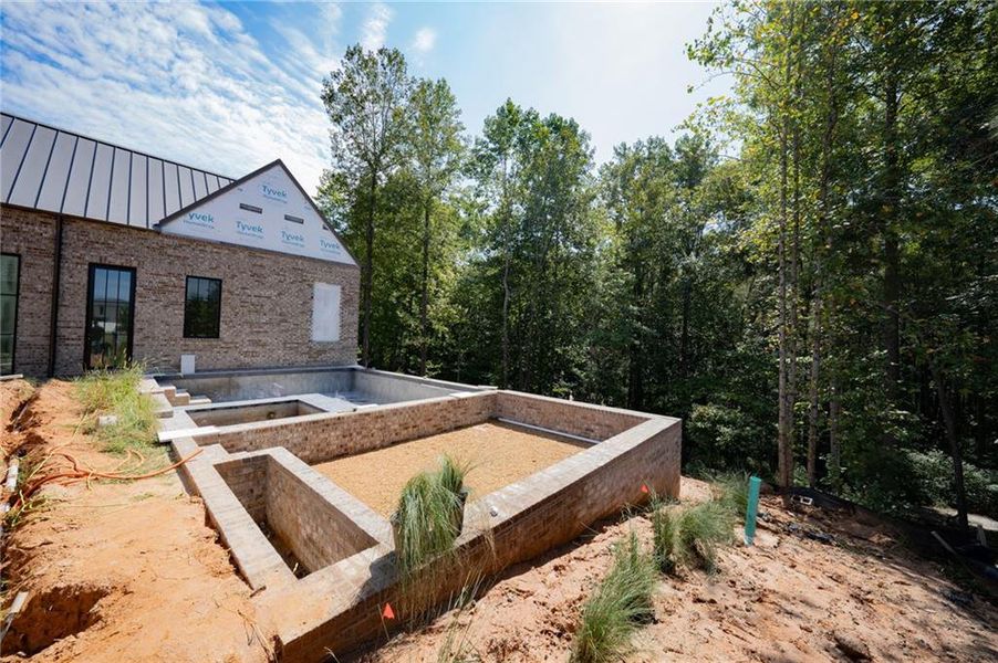 In-progress construction of a new home in , Fayetteville, GA (Image 28). In-progress construction of a new home in , Fayetteville, GA (Image 28).
