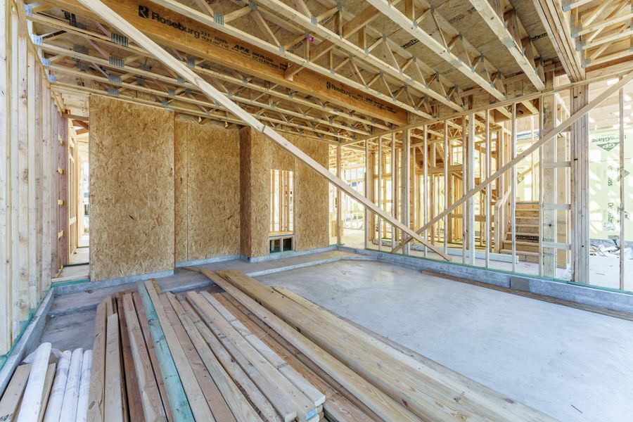 Building a bright future: a new home under construction, ready for your finishing touches. Building a bright future: a new home under construction, ready for your finishing touches.